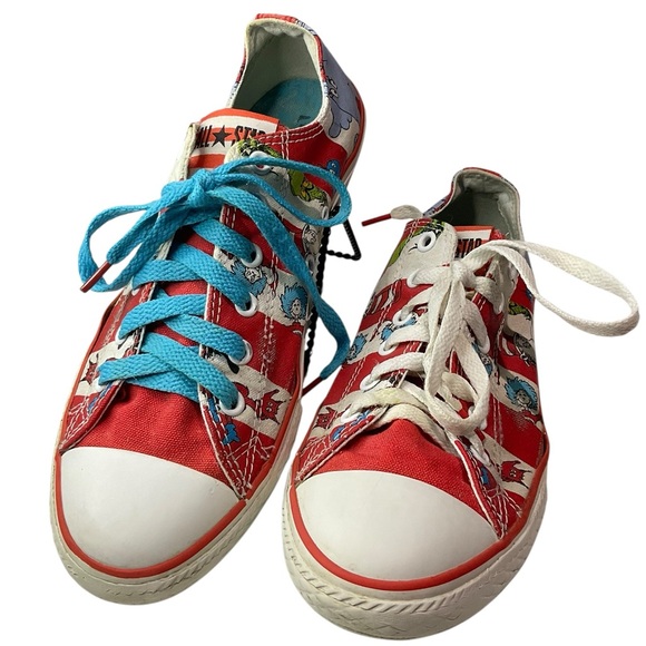 Converse Dr Seuss Sneakers Size 5.5 Men’s 7.5 Women’s - Picture 2 of 9